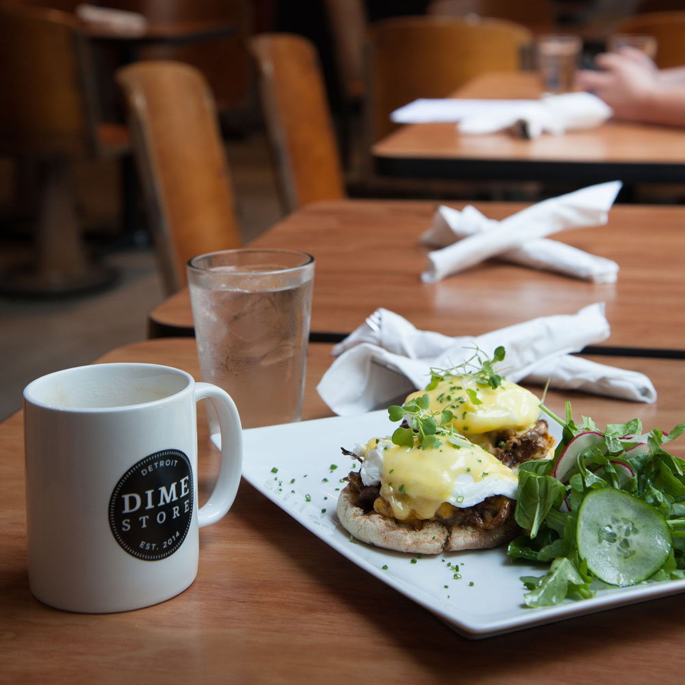 Dime Store Detroit Brunch Restaurant Interior
