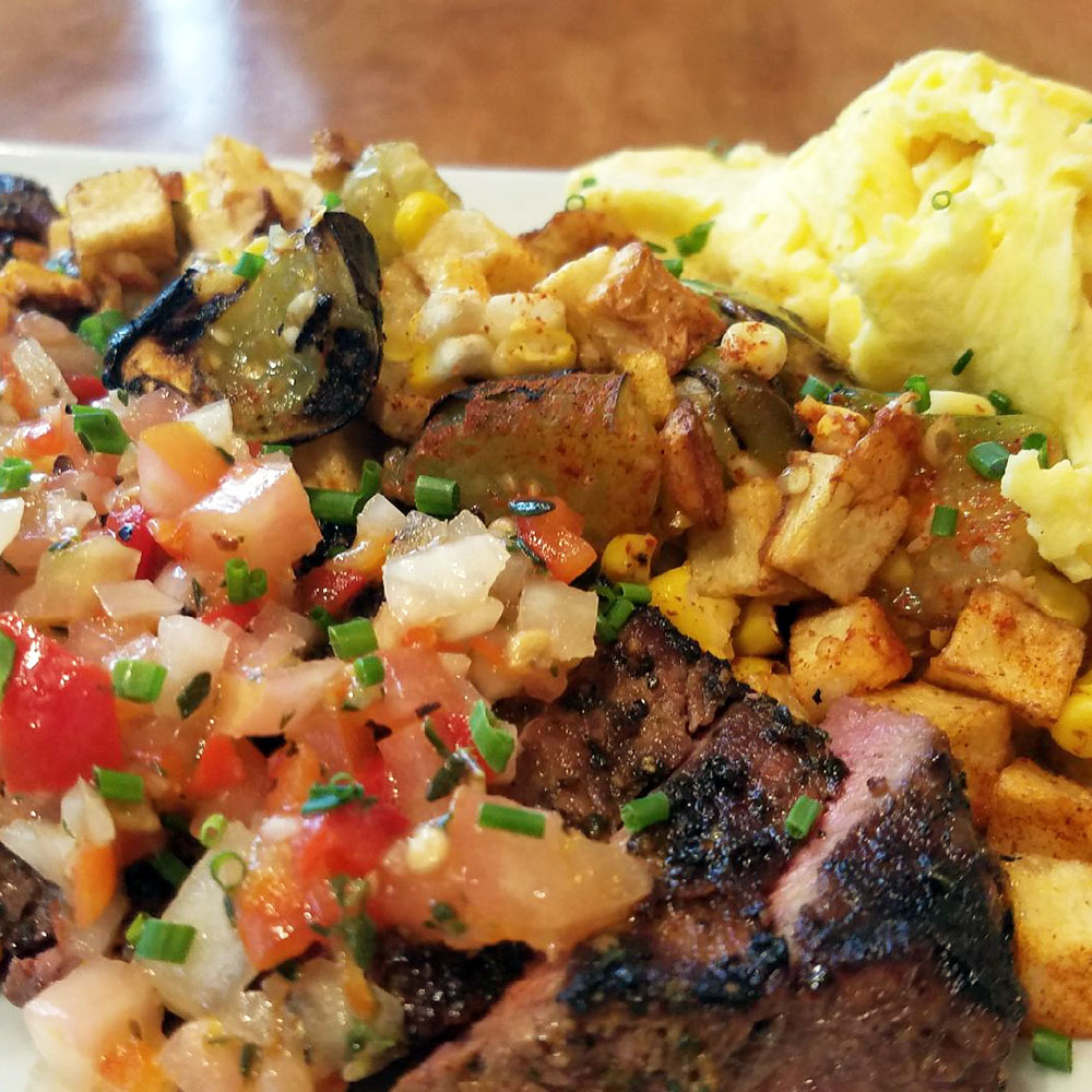 Dime Store's Churrasco Steak and Eggs