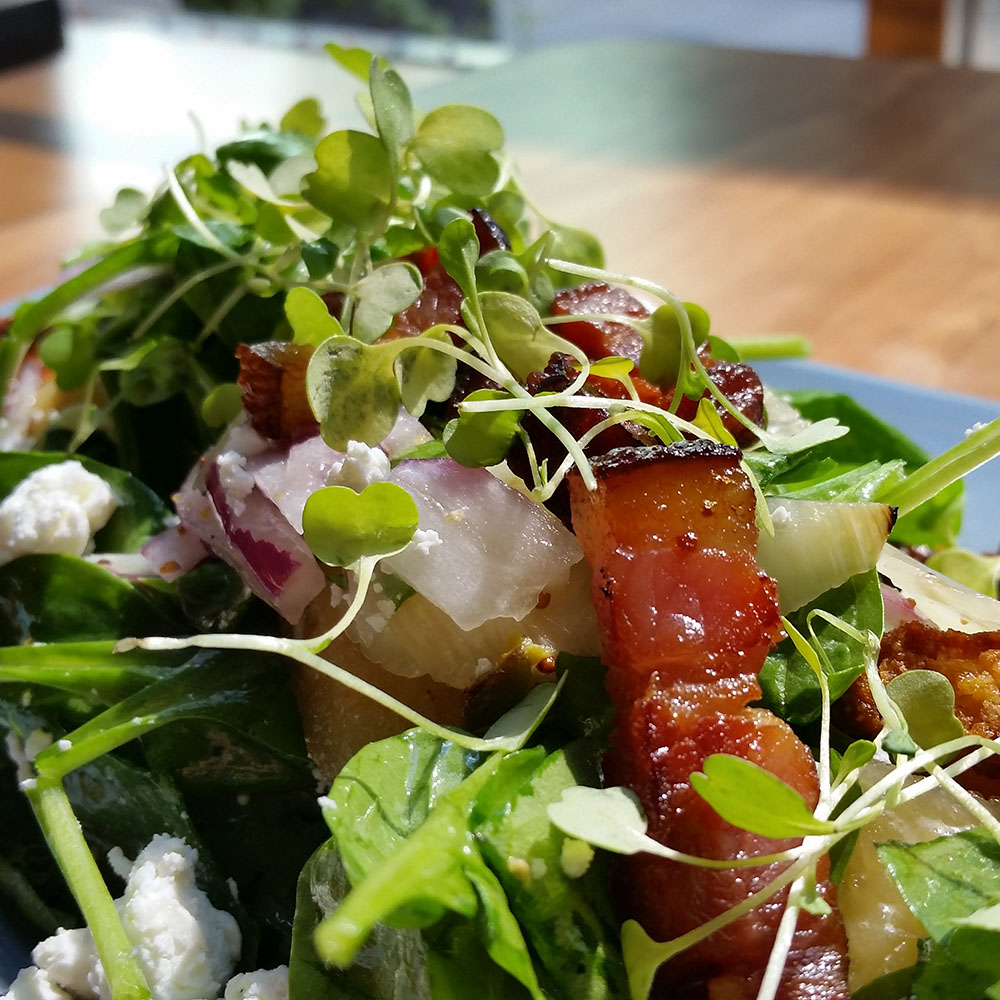 Dime Store's Sweet Poached Pear Salad
