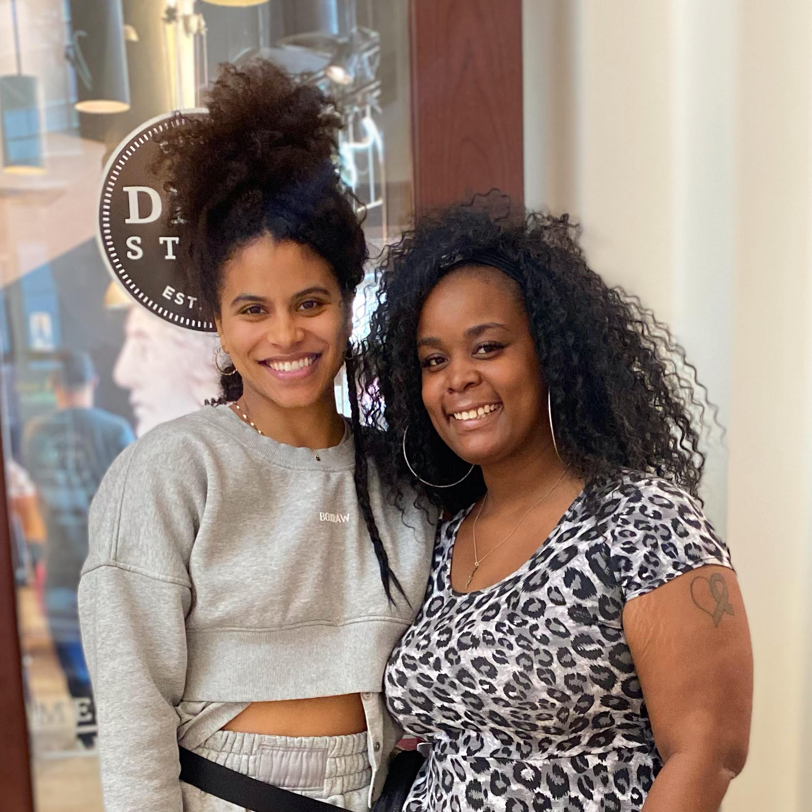 Actress Zezie Beetz Visits Dime Store