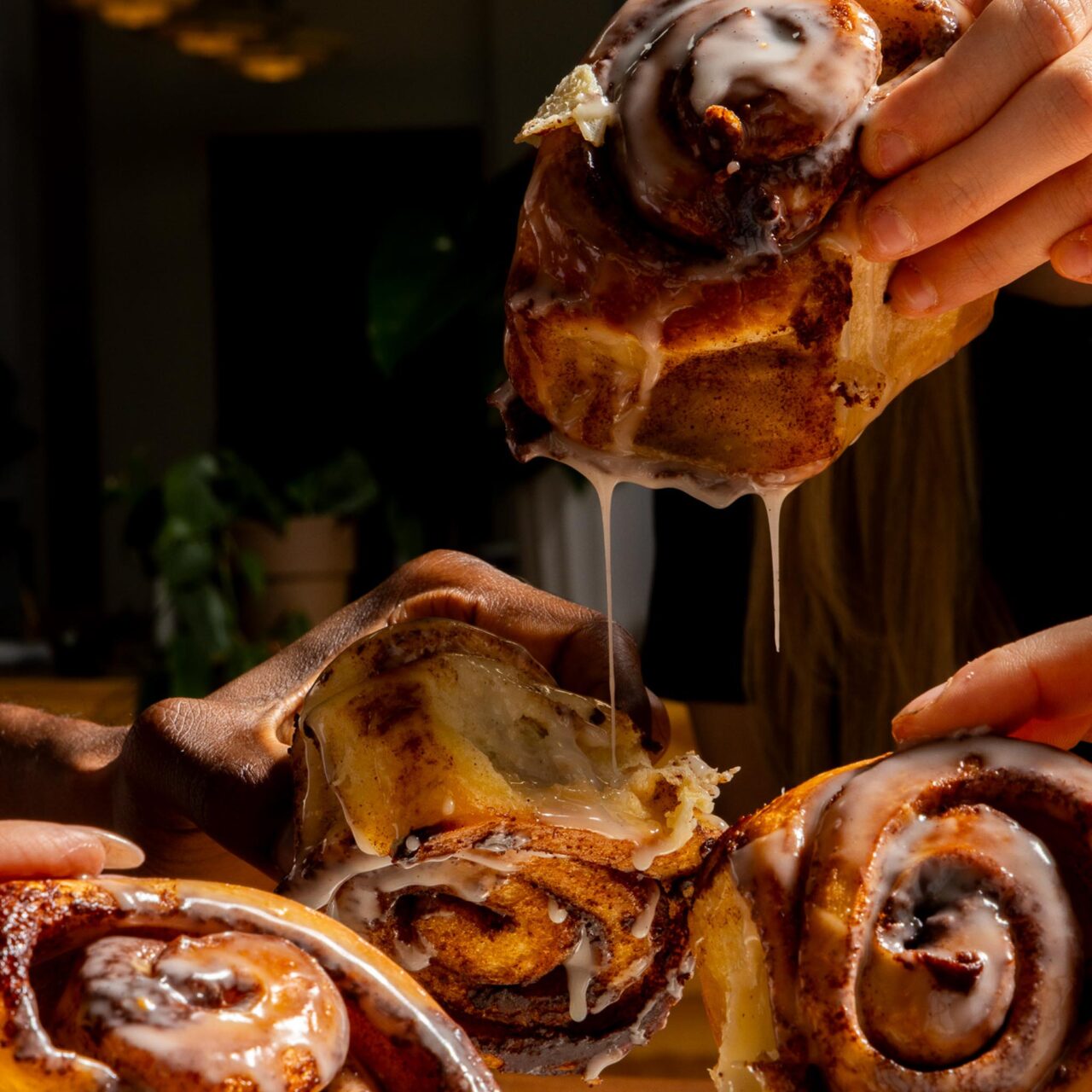 Cinnamon Buns made freshly in-house.