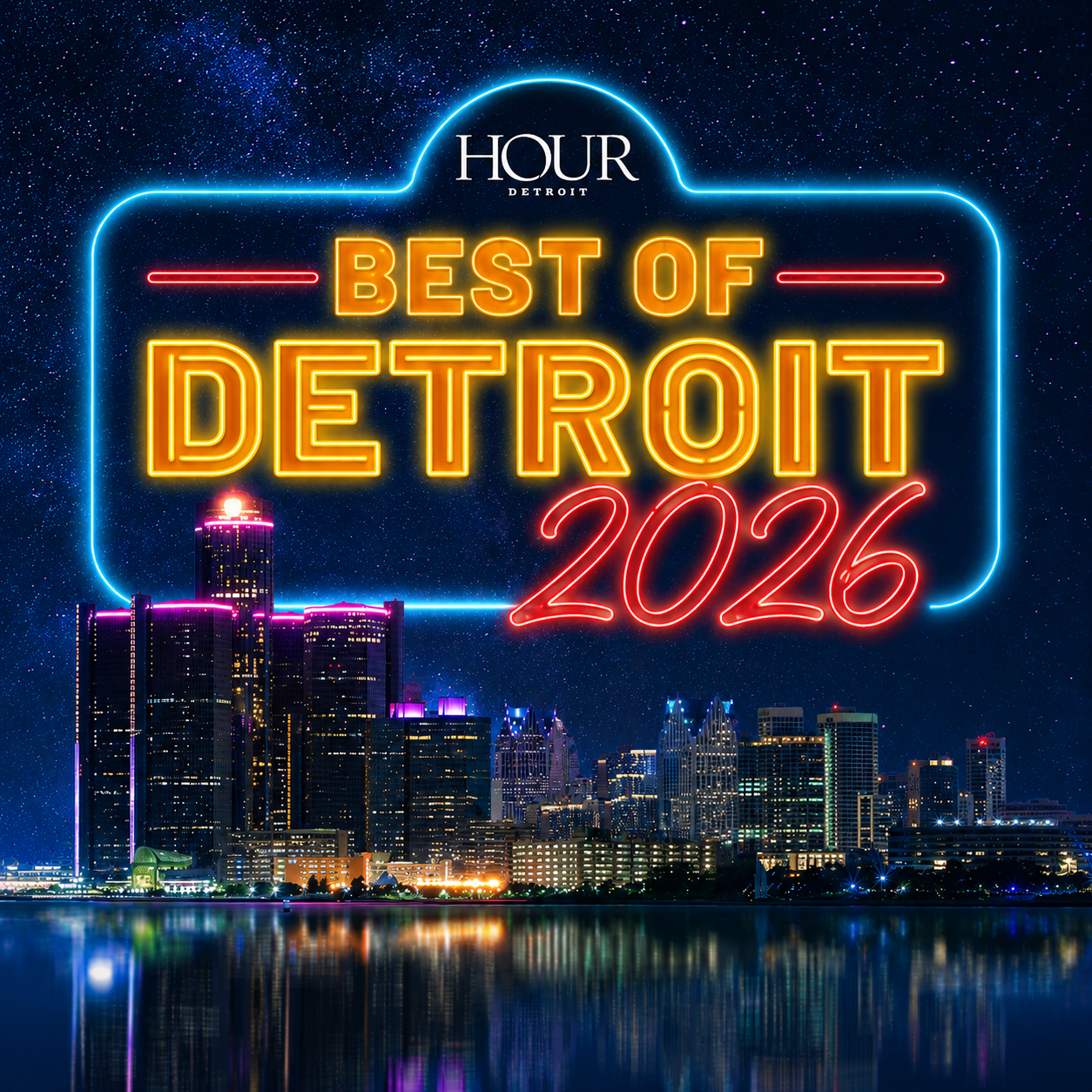 Hour Detroit Best of Detroit 2026 readers poll graphic featuring the Detroit skyline and Best of Detroit 2026 recognition.